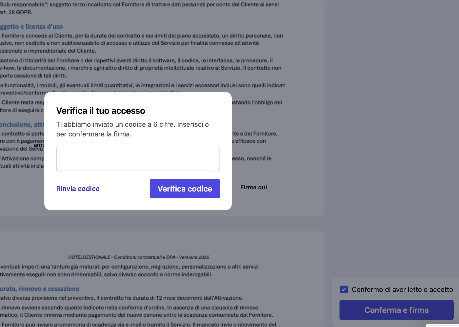 Documento firmato